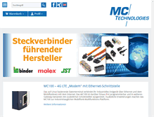 Tablet Screenshot of mc-technologies.net